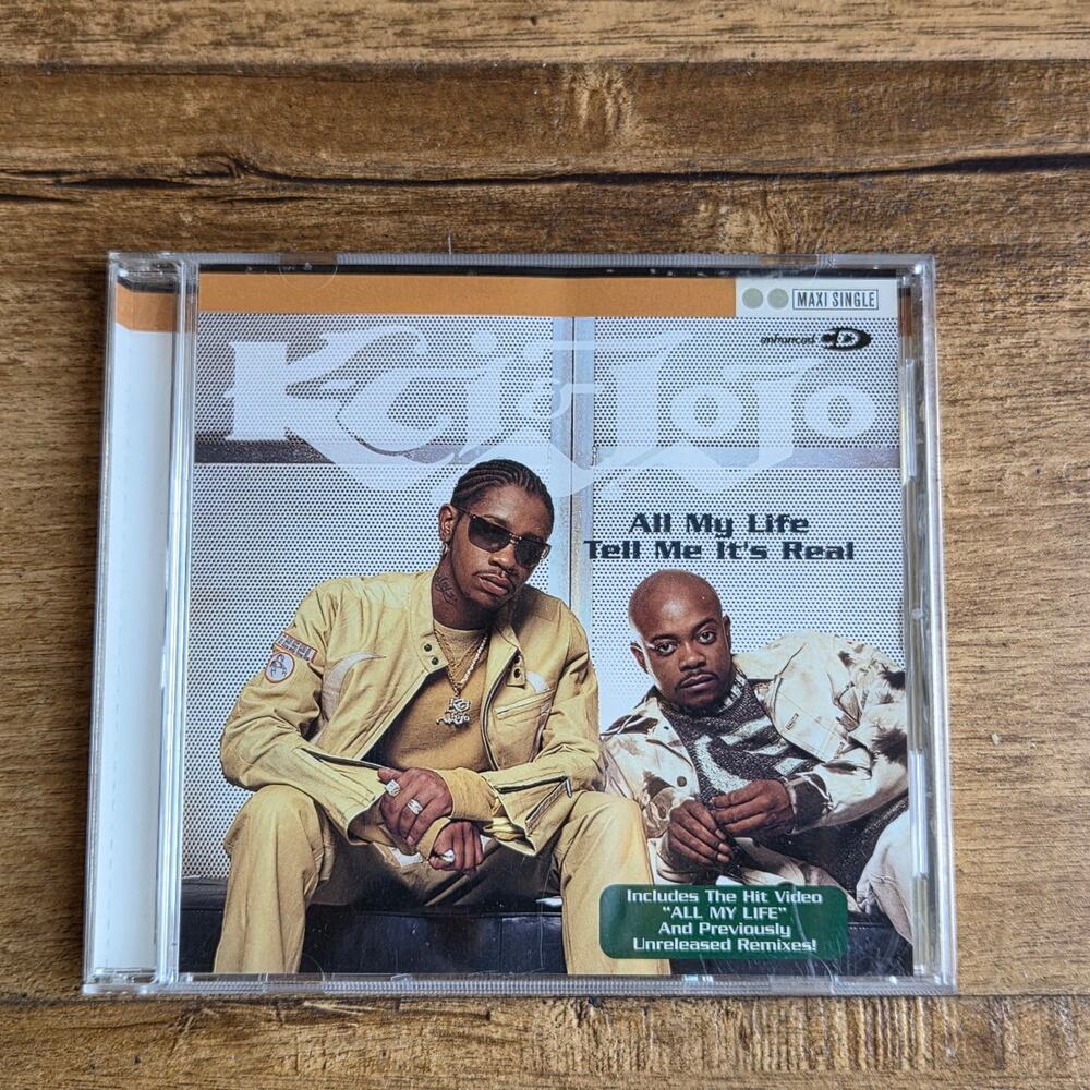 Vtg 2001 K-Ci & Jojo All My Life / Tell Me It's Real Maxi Single Enhanced CD